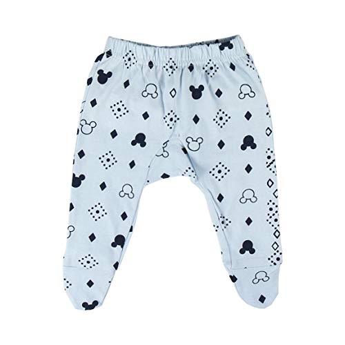 Cerdá Conjunto Ropa Disney Bebe de Mickey Mouse Juego de Pijama, Azul Claro, 0 Meses para Bebés