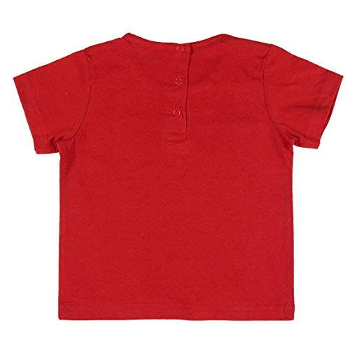 Cerdá Pijama Niño 3 Años de Mickey Mouse-Camiseta + Pantalon de Algodón-Color Rojo Juego Unisex bebé