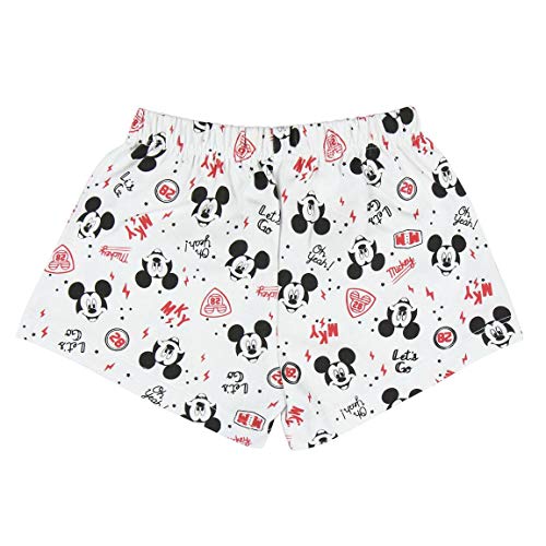 Cerdá Pijama Niño 3 Años de Mickey Mouse-Camiseta + Pantalon de Algodón-Color Rojo Juego Unisex bebé