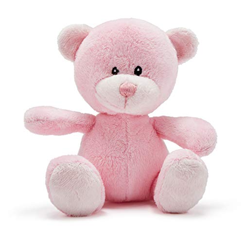 Cesta Regalo Bebé Niña Color Rosa - Con Manta de Forro Polar, Toalla con Capucha, Ropa Bebé, 2 Muselinas Bebé y Osito de Peluche