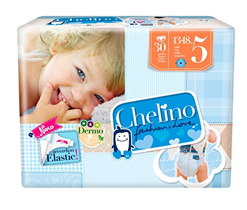 Chelino Fashion & Love Junior - Pañal infantíl, talla 5, 1 pack con 30 pañales