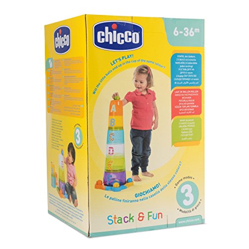 Chicco-00009308000000 Súper Torre Apilable, Multicolor (Artsana 13)