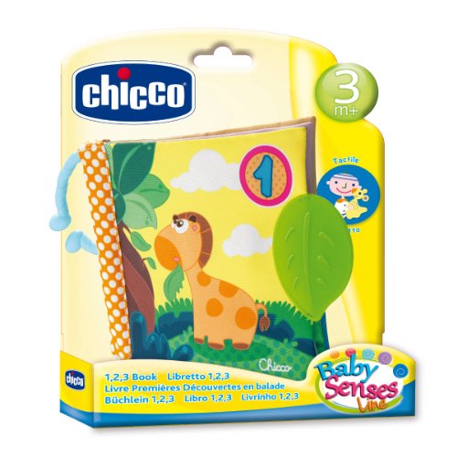 Chicco-00072376000000 Big & Small Juego Libro 1-2-3, Multicolor (00072376000000)