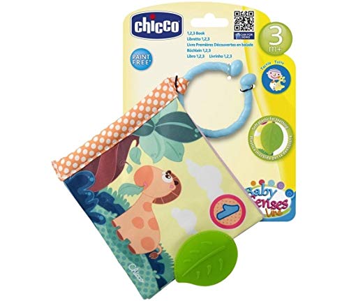 Chicco-00072376000000 Big & Small Juego Libro 1-2-3, Multicolor (00072376000000)