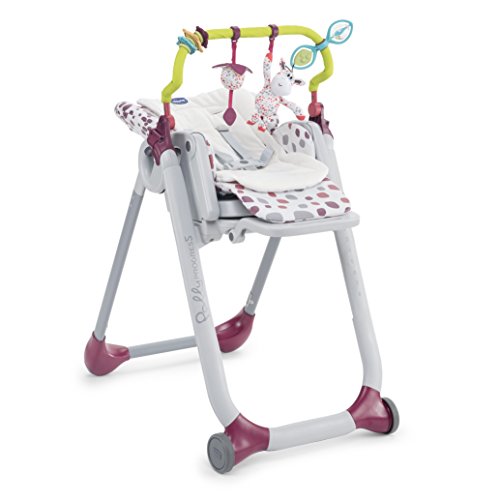 Chicco Arco de juegos para trona Chicco Polly Progres5 y Polly2Start, arco + reductor + colgantes, color verde