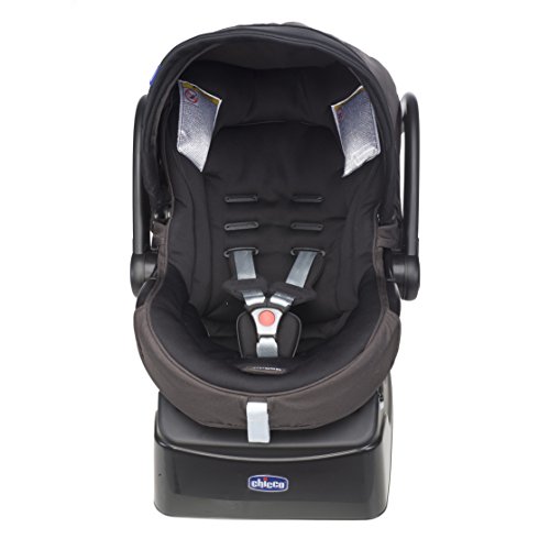 Chicco Auto-Fix Fast, Silla de coche grupo 0+ Isofix, negro (Night)