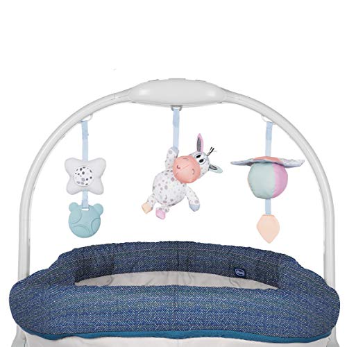 Chicco Baby Hug 4en1 - Sistema multifunción: moisés, hamaca, trona y silla, regulable en altura, color azul (Spectrum)