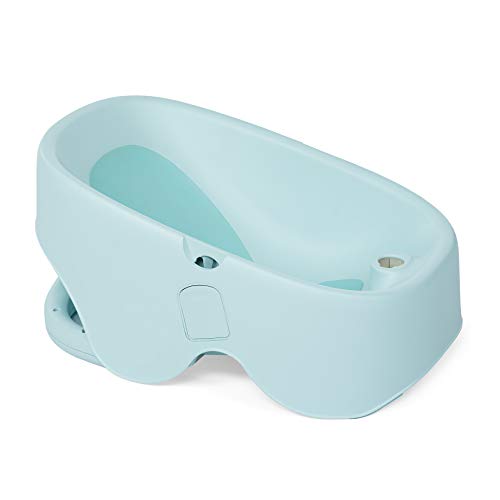 Chicco Bubble Nest - Bañera transformable con patas extraibles y asiento antideslizante, color azul (Dusty Green)