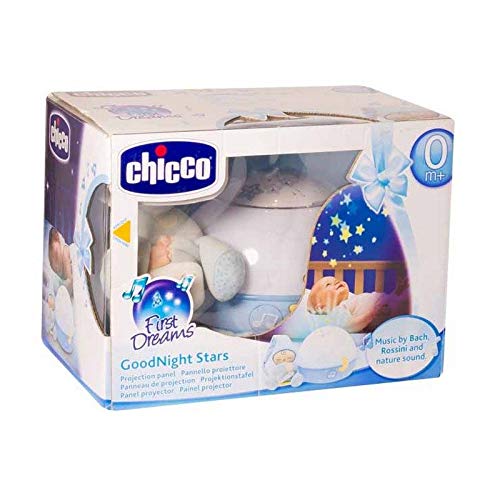 Chicco Buenas Noches Estrellitas - Proyector con efecto de luces y melodías, color azul