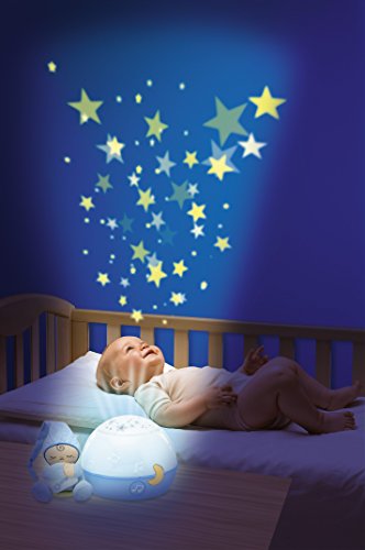 Chicco Buenas Noches Estrellitas - Proyector con efecto de luces y melodías, color azul