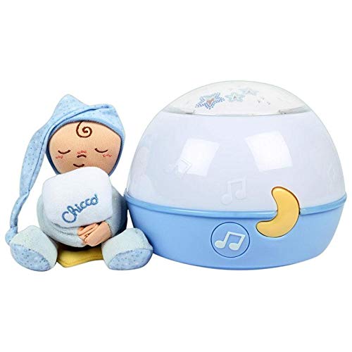 Chicco Buenas Noches Estrellitas - Proyector con efecto de luces y melodías, color azul