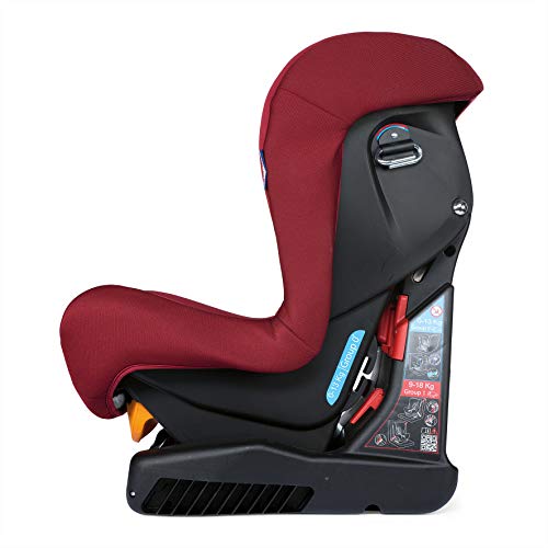 Chicco Chicco Cosmos Silla de coche grupo 0+1 (0-18kg) con reductor, color rojo (Red Passion) Silla de coche grupo 0+/1, Color Red Passion