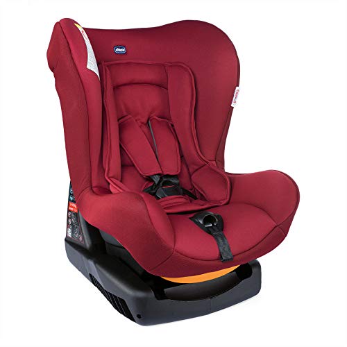 Chicco Chicco Cosmos Silla de coche grupo 0+1 (0-18kg) con reductor, color rojo (Red Passion) Silla de coche grupo 0+/1, Color Red Passion