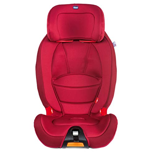 Chicco Chicco Gro Up 123 - Silla de coche grupo 123 (9-36kg) con reductor, color rojo (Red Passion) - Silla de coche grupo 1/2/3, Color Red Passion