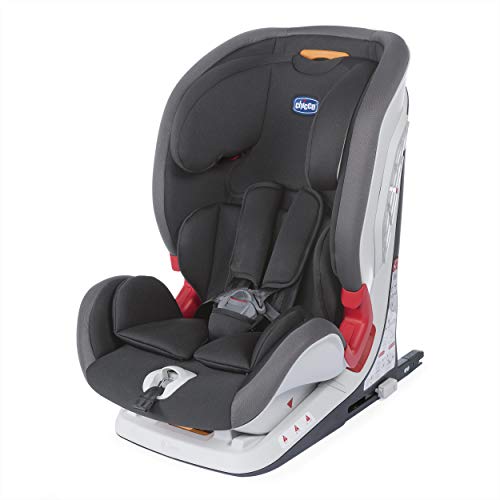 Chicco Chicco YOUniverse Fix Silla de coche isofix grupo 123 (9-36kg) con reductor, color negro (Jet Black) Silla de coche grupo 1/2/3, Color Jet Black