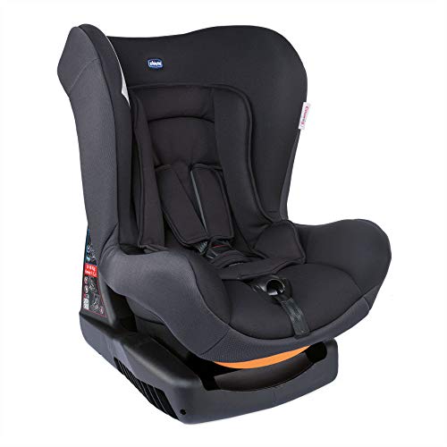 Chicco Cosmos Silla de coche grupo 0+1 (0-18kg) con reductor, color negro (Jet Black) Silla de coche grupo 0+/1, Color Jet Black