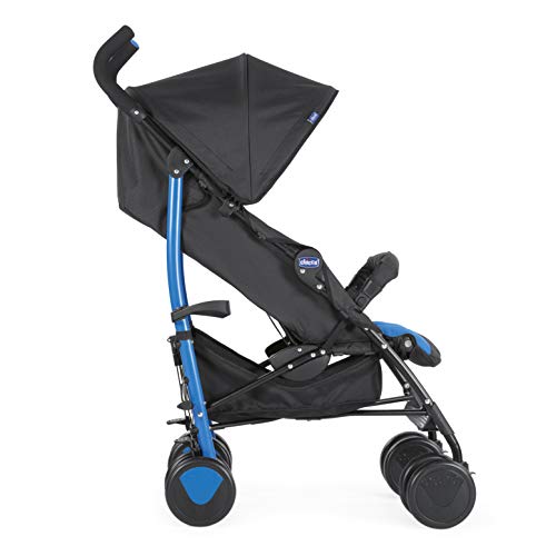 Chicco Echo - Silla de paseo, ligera y compacta, soporta hasta 22kg, color azul (Mr Blue)