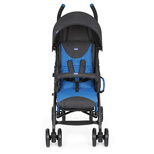 Chicco Echo - Silla de paseo, ligera y compacta, soporta hasta 22kg, color azul (Mr Blue)