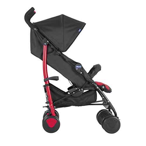 Chicco Echo - Silla de paseo, ligera y compacta, soporta hasta 22kg, color rojo (Scarlet)