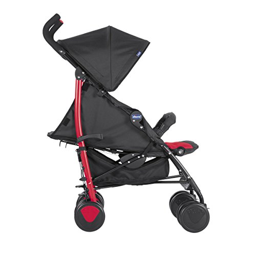 Chicco Echo - Silla de paseo, ligera y compacta, soporta hasta 22kg, color rojo (Scarlet)