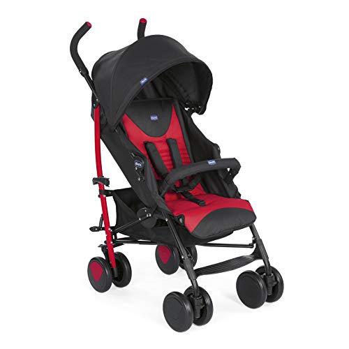 Chicco Echo - Silla de paseo, ligera y compacta, soporta hasta 22kg, color rojo (Scarlet)