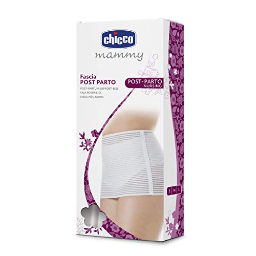 Chicco Faja Postparto Velcro Mammy Embarazo, Blanco (Blanca 00001164000110), 38 (Tamaño del fabricante: Pequeña) para Mujer