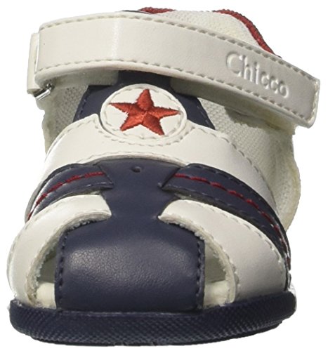 Chicco Gambero, Sandalias para Bebés, Blanco (Bianco), 18 EU