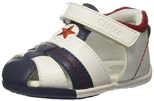 Chicco Gambero, Sandalias para Bebés, Blanco (Bianco), 18 EU