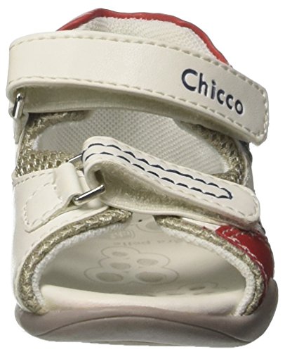 Chicco GIM, Sandalias para Bebés, Blanco (Bianco), 18 EU