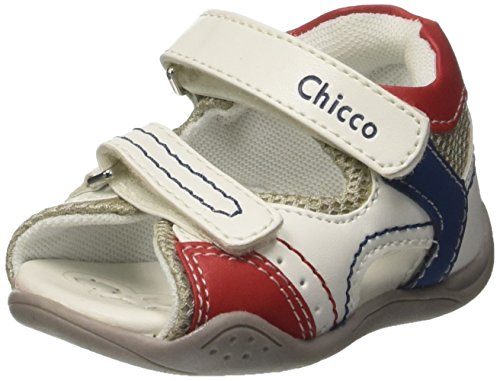 Chicco GIM, Sandalias para Bebés, Blanco (Bianco), 18 EU