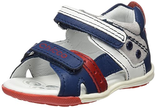 Chicco Ginetto, Sandalias para Bebés, Azul (BLU), 18 EU