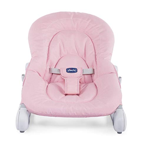 Chicco Hoopla - Hamaca con arco de juegos y reductor, Rosa (French Rose)