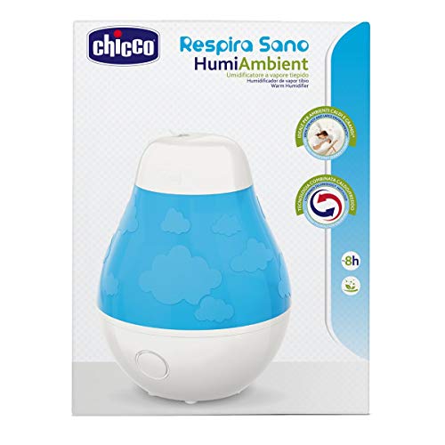 Chicco Humi Ambient - Humidificador de vapor tibio con contenedor de esencias y autonomía de 8 horas