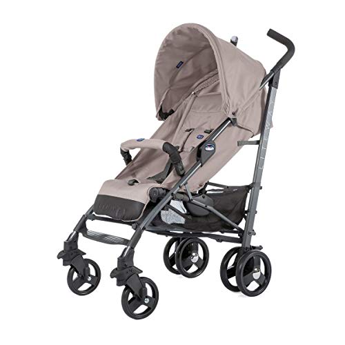 Chicco Liteway 3 - Silla de paseo ligera y compacta, soporta hasta 22kg, color marrón (Dart Beige)