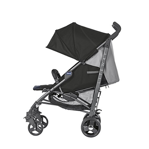 Chicco Liteway 3 - Silla de paseo ligera y compacta, soporta hasta 22kg, color negro (Jet Black)