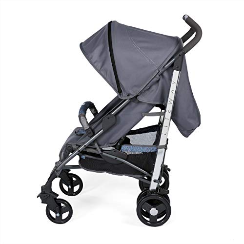 Chicco Liteway 3 Silla de paseo plegable y multifuncional, Unisex Bambini, Azul (Spectrum)