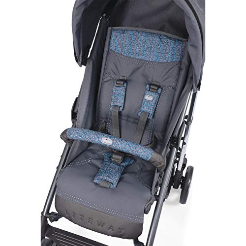 Chicco Liteway 3 Silla de paseo plegable y multifuncional, Unisex Bambini, Azul (Spectrum)