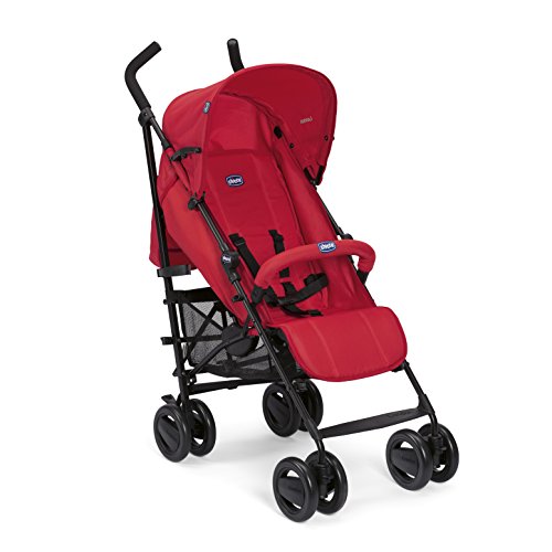 Chicco London - Silla de paseo, 7.2 kg, compacta y manejable, color rojo