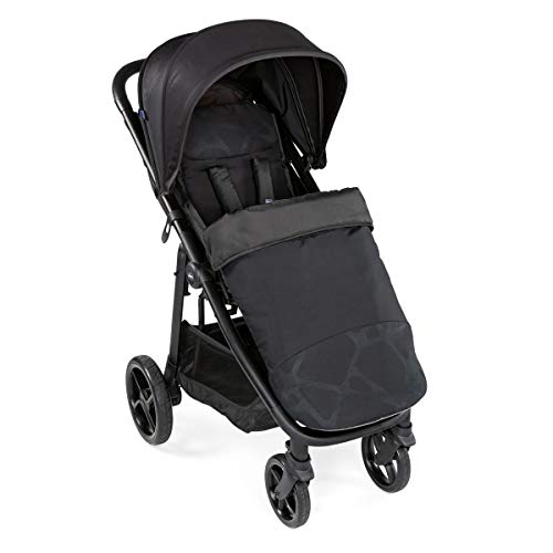 Chicco MultiRide - Silla de paseo todoterreno con ruedas grandes y suspensión, hasta niños 22 kg, color negro (Jet Black)