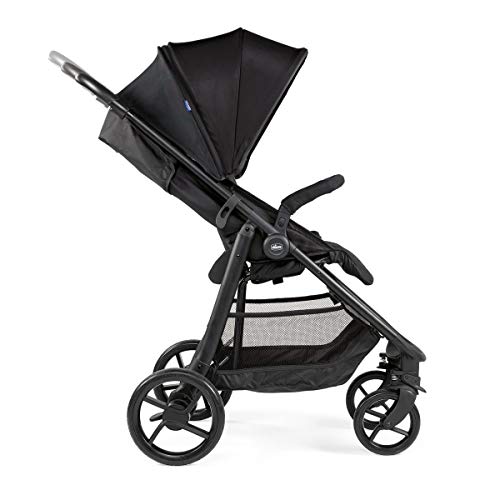 Chicco MultiRide - Silla de paseo todoterreno con ruedas grandes y suspensión, hasta niños 22 kg, color negro (Jet Black)