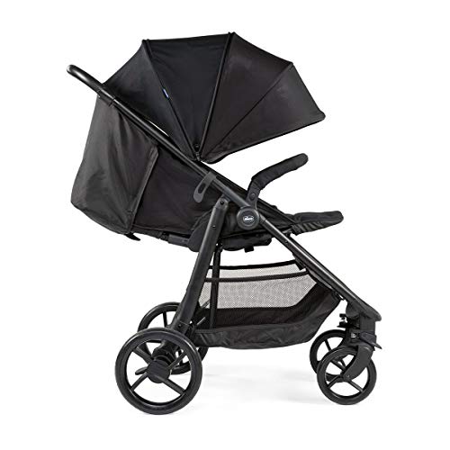 Chicco MultiRide - Silla de paseo todoterreno con ruedas grandes y suspensión, hasta niños 22 kg, color negro (Jet Black)