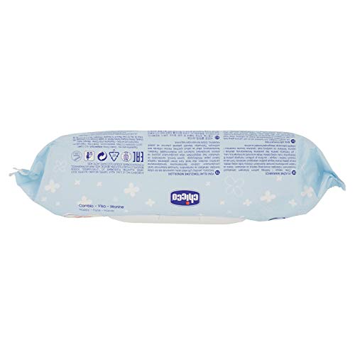 Chicco Natural Sensation - Toallitas limpiadoras, 72 unidades