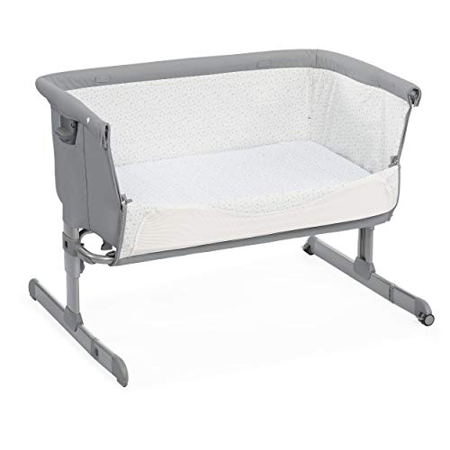 Chicco Next 2 me - Cuna de colecho con anclaje a cama y 6 alturas, color gris (Pearl)