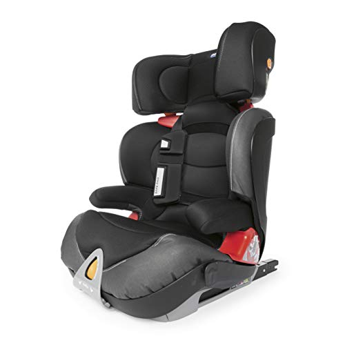 Chicco Oasys 2-3 Fix Plus - Silla de coche isofix Grupo 2/3 (15-36kg), color negro (Jet Black)