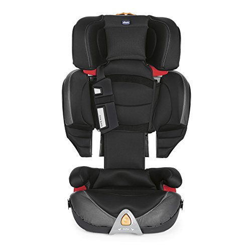 Chicco Oasys 2-3 Fix Plus - Silla de coche isofix Grupo 2/3 (15-36kg), color negro (Jet Black)