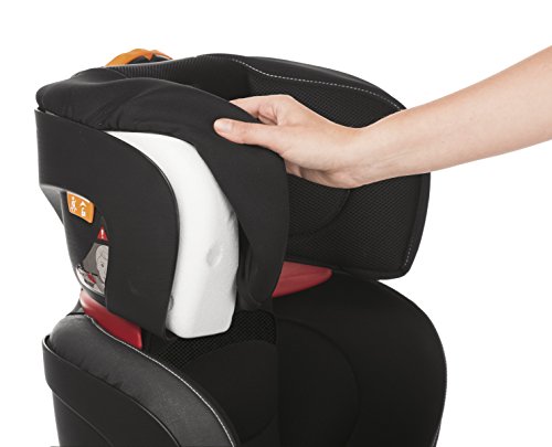 Chicco Oasys 2-3 Fix Plus - Silla de coche isofix Grupo 2/3 (15-36kg), color negro (Jet Black)