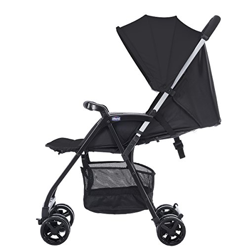 Chicco Ohlala 2 - Silla de paseo ultra ligera y compacta, fácil conducción, solo pesa 3,8 kg, color negro (Black Night)