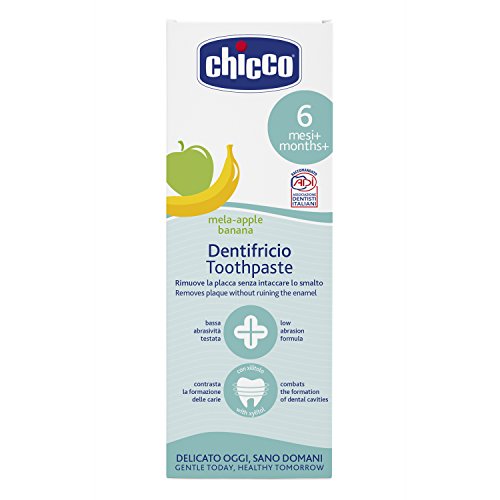 Chicco pasta de dientes, manzana / sabor a plátano