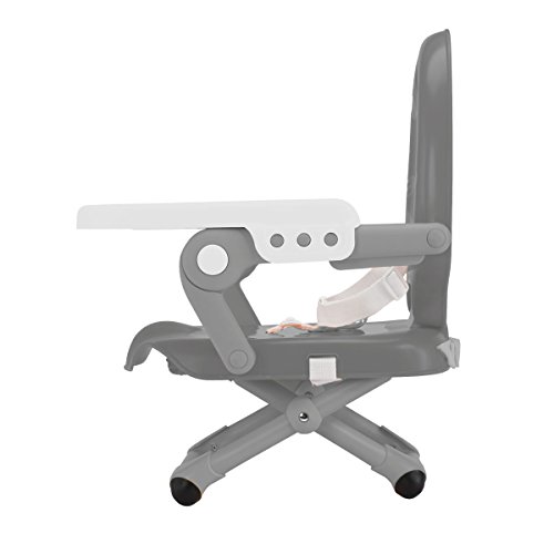 Chicco Pocket Snack Elevador asiento de silla regulable en 3 alturas para bebés, ligero 2 kg, color gris (Dark Grey)