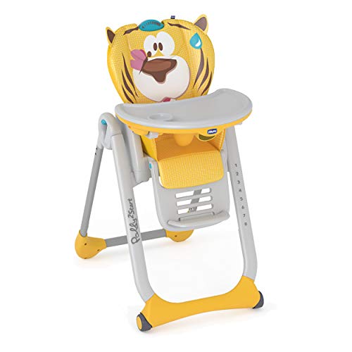 Chicco Polly 2 Star - Trona divertida y compacta, para niños de 0 a 3 años, colección 2017, diseño tigre